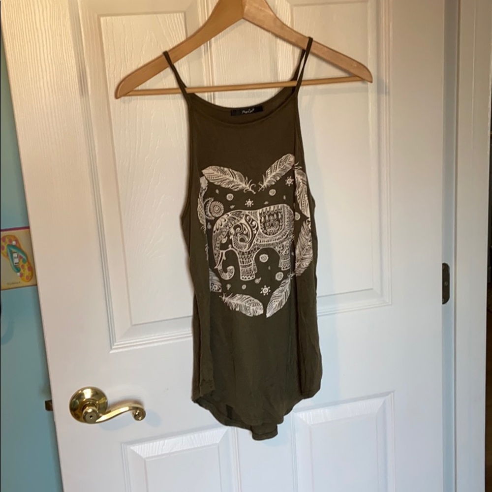 Papaya tank top